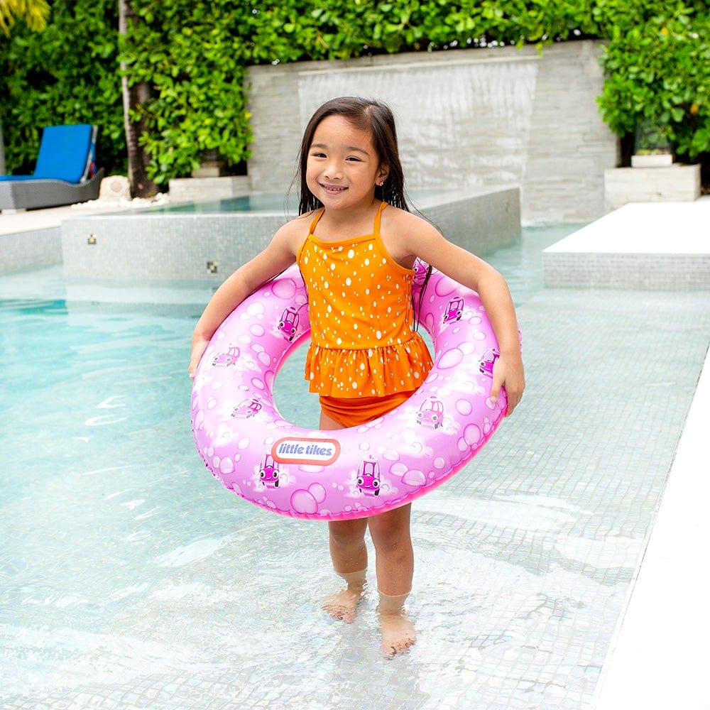 Little Tikes Pool Tube - 27 - Inflatable Swim Ring for Kids Pink Patt –  PoolCandy