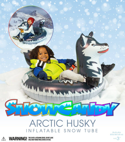 Inflatable Arctic Husky Snow Tube - SnowCandy