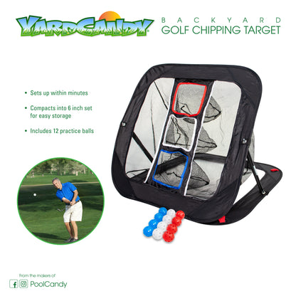 YardCandy Golf Chipping Target with Practice Balls