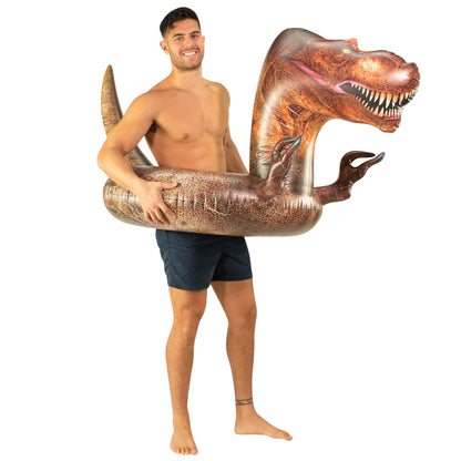 Inflatable T-Rex Dinosaur Pool Tube 40 Inch