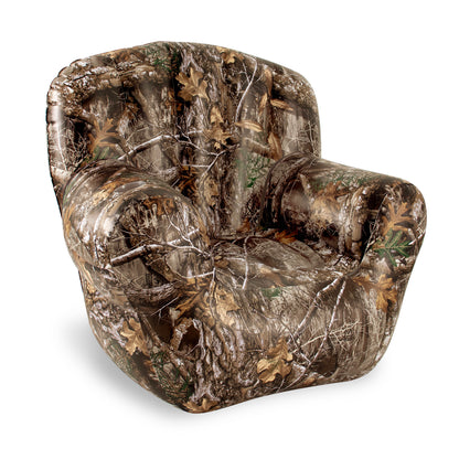 Inflatable Armchair featuring Realtree Edge Camo Design by Air Candy