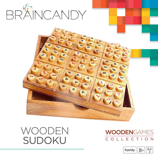 Wooden Sudoku Challenge by BrainCandy.