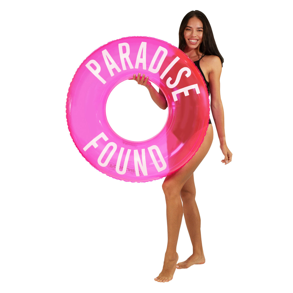 SplashParty 36" Beach & Pool Tube - Bubblegum Pink - "Paradise Found"