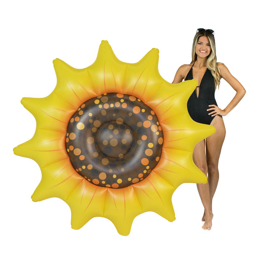 Giant Inflatable Sunflower Island Pool Float