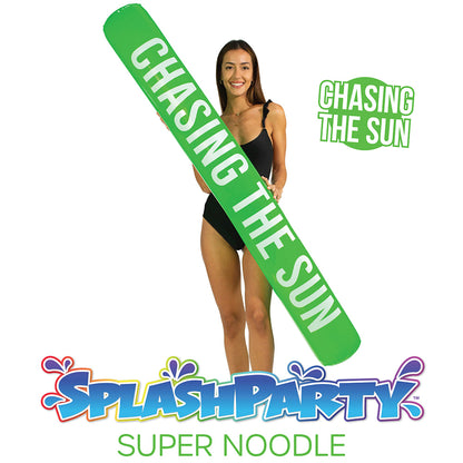 SplashParty 60" Super Noodle  - Sour Apple Green - "Chasing the Sun"