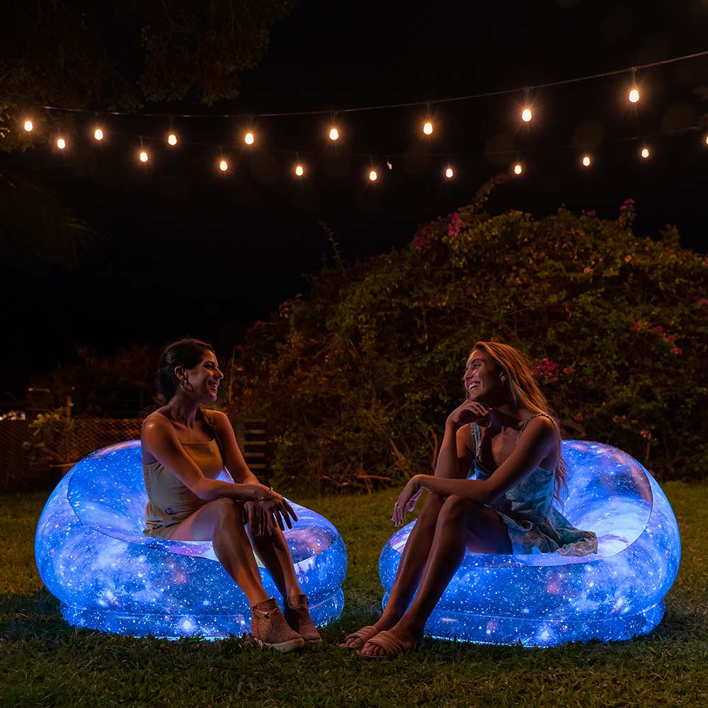 Inflatable Chair Illuminated Galaxy AirCandy
