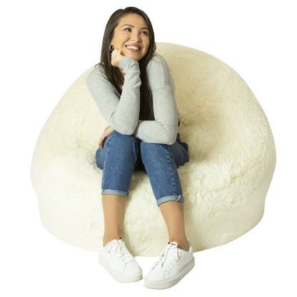 Inflatable Chair Mongolian Faux Fur AirCandy