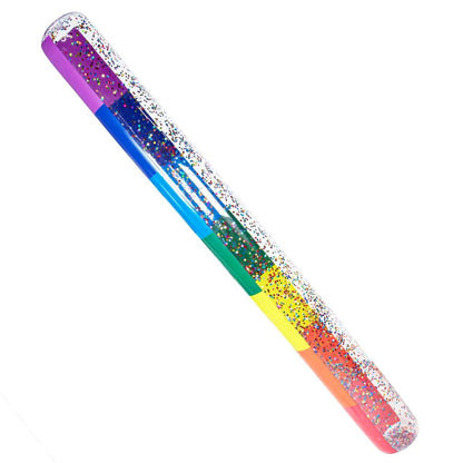 Inflatable Pool Noodle Classic Rainbow Glitter Giant Size