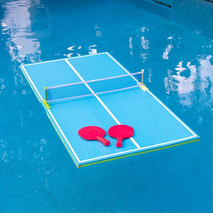 Pool Tennis Set Game For Two (2) With Floating Pool Table