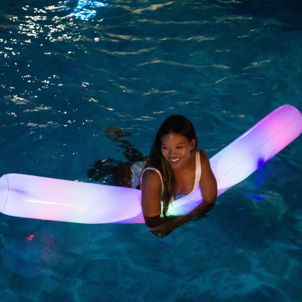 Inflatable Noodle Pool Float Illuminated LED Giant PoolCandy