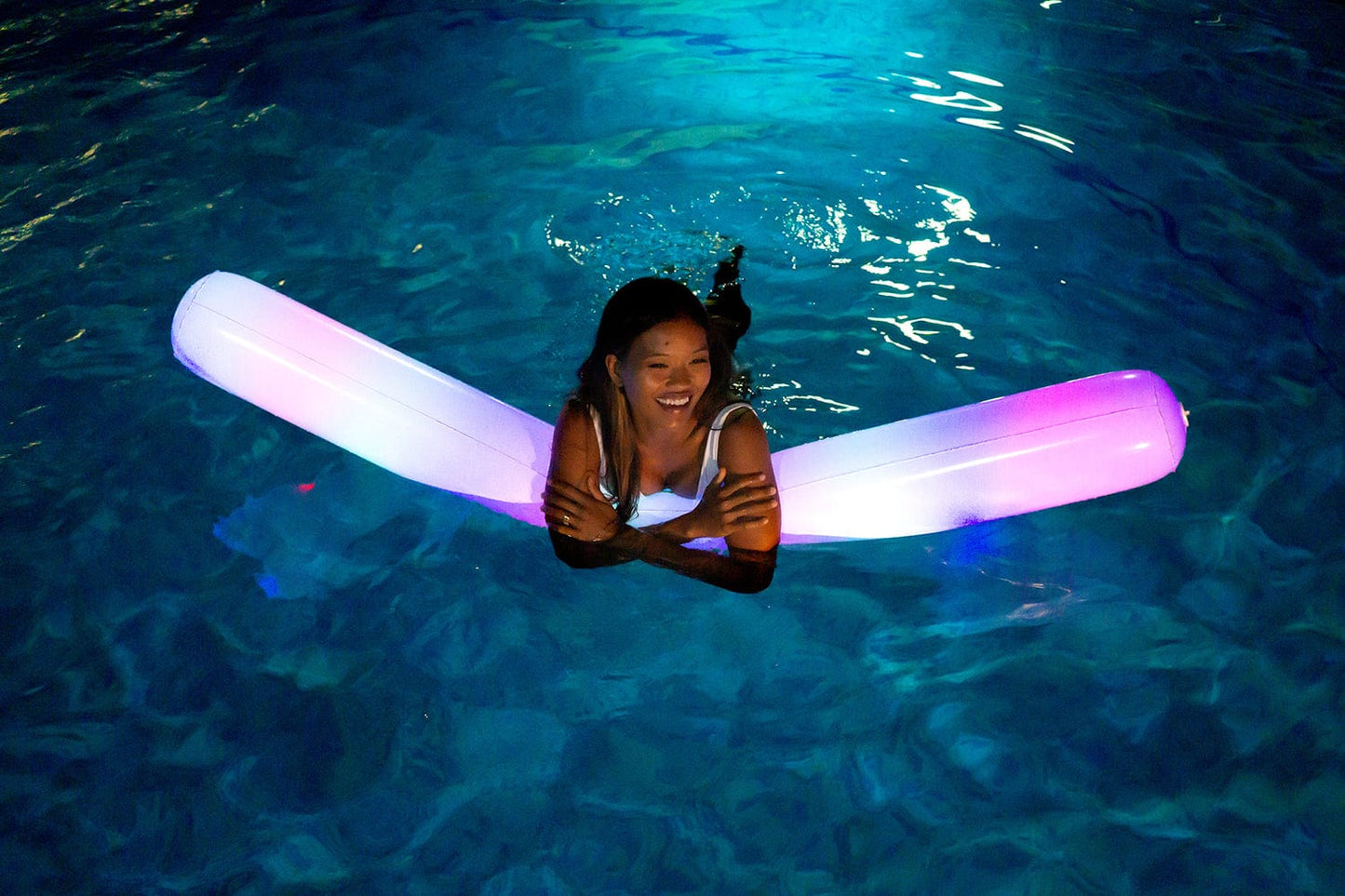 Inflatable Noodle Pool Float Illuminated LED Giant PoolCandy
