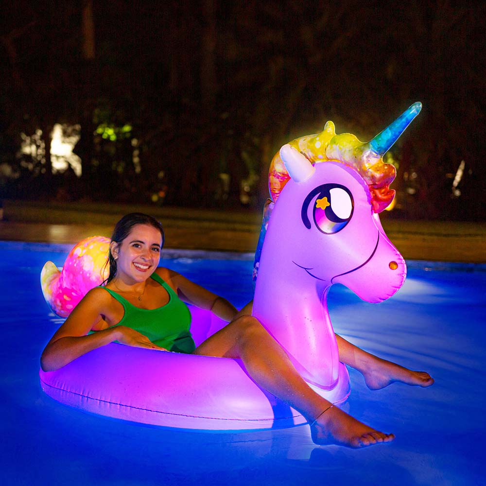 Inflatable Illuminated LED Pool Tube Large Size