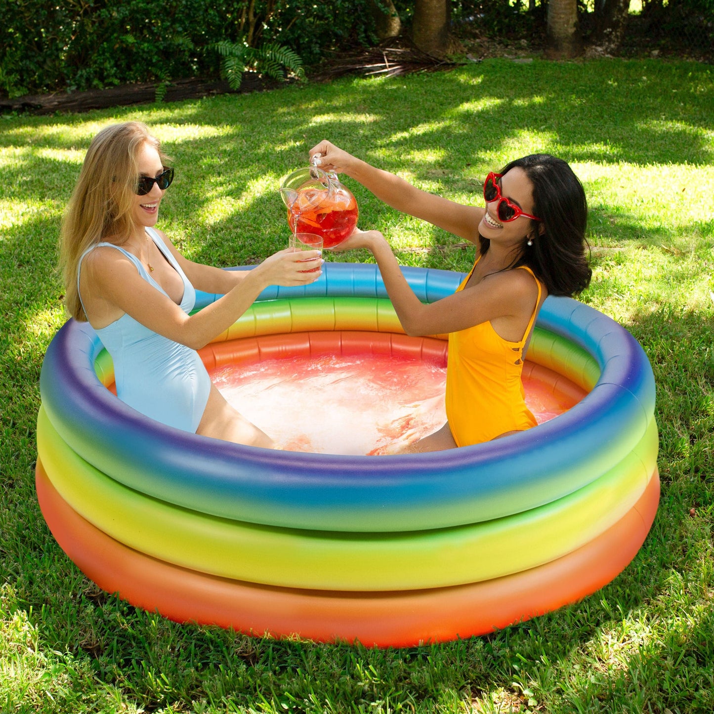 Inflatable Sunning Pool Rainbow Haze