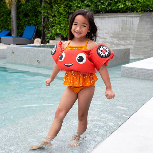 PoolCandy Inflatable Pool Floats Little Tikes Floatie Vest - Cozy Coupe
