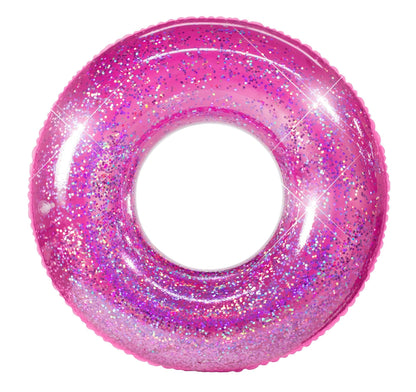 Inflatable Pool Tube Orchid Glitter Large Size
