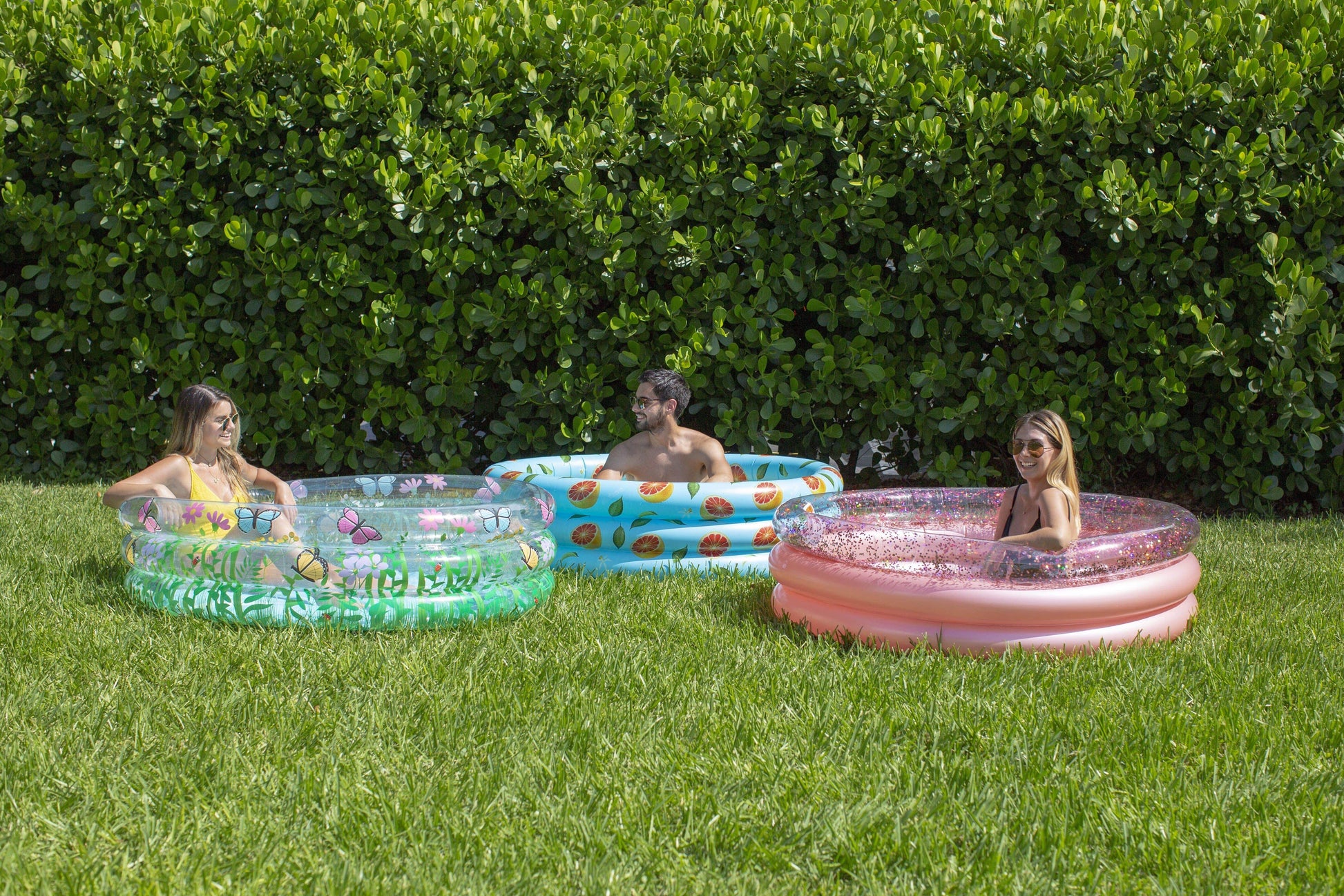 Inflatable Sunning Pool Butterfly Garden PoolCandy