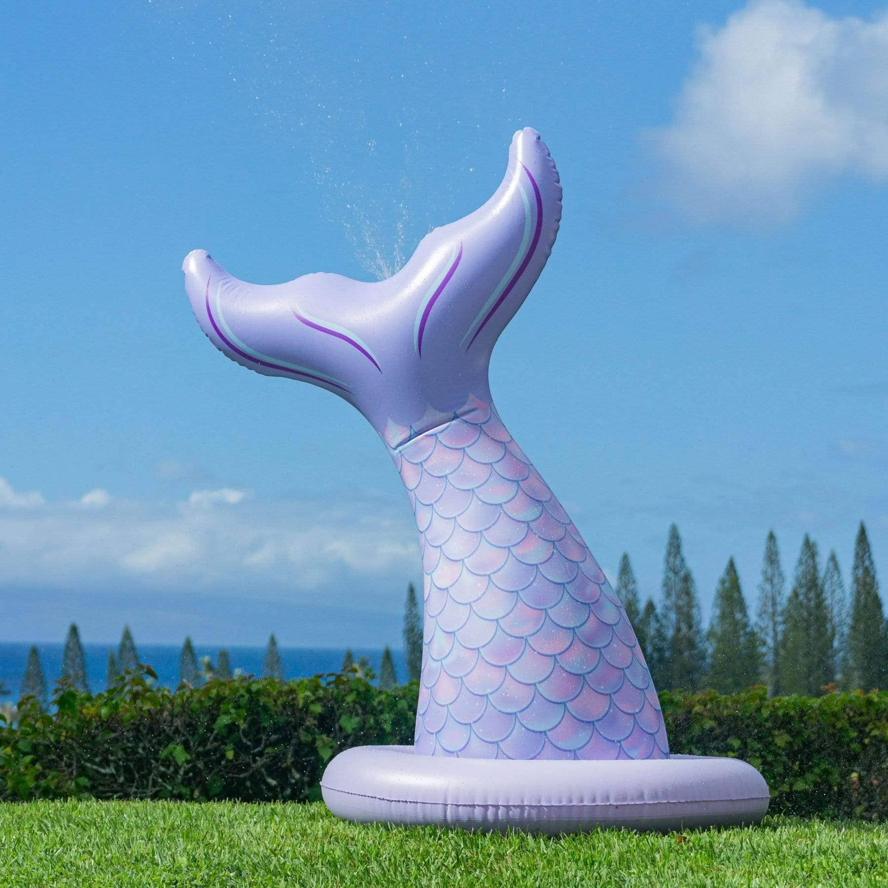 Mermaid Tail Inflatable Sprinkler PoolCandy