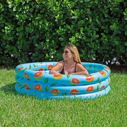 Inflatable Sunning Pool Grapefruit Fruit PoolCandy