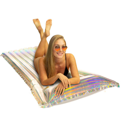 Holographic Pillow Pool Raft PoolCandy
