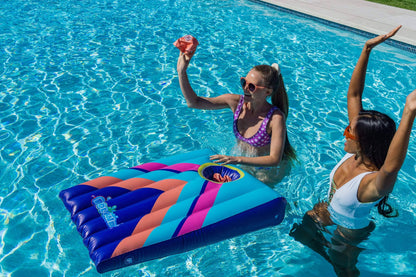 Inflatable Blue Cornhole Toss Floating PoolCandy