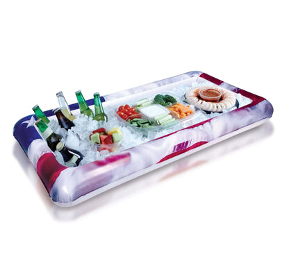 Inflatable Buffet Cooler Stars & Stripes PoolCandy