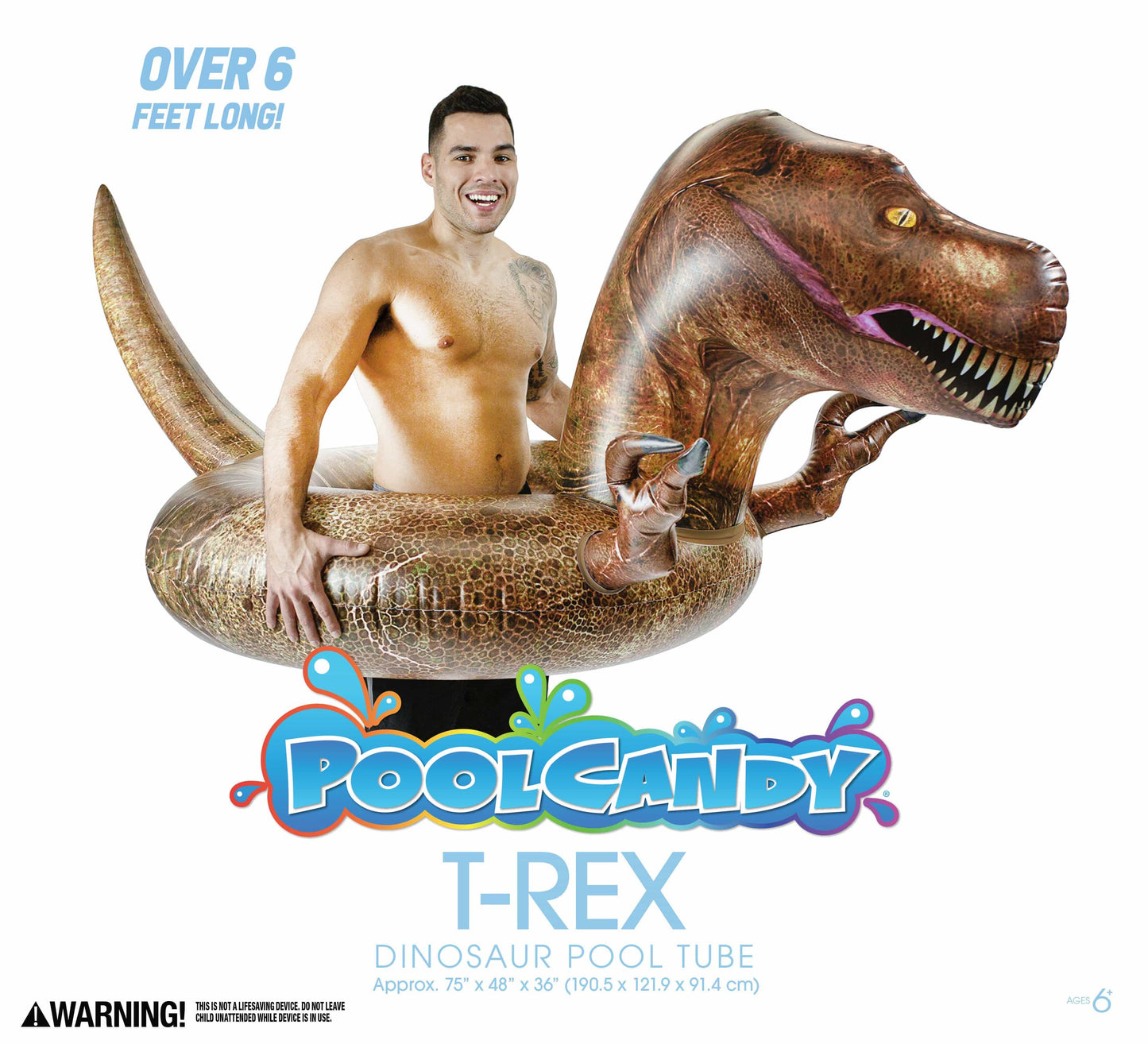 T-Rex Inflatable Pool Tube Jumbo