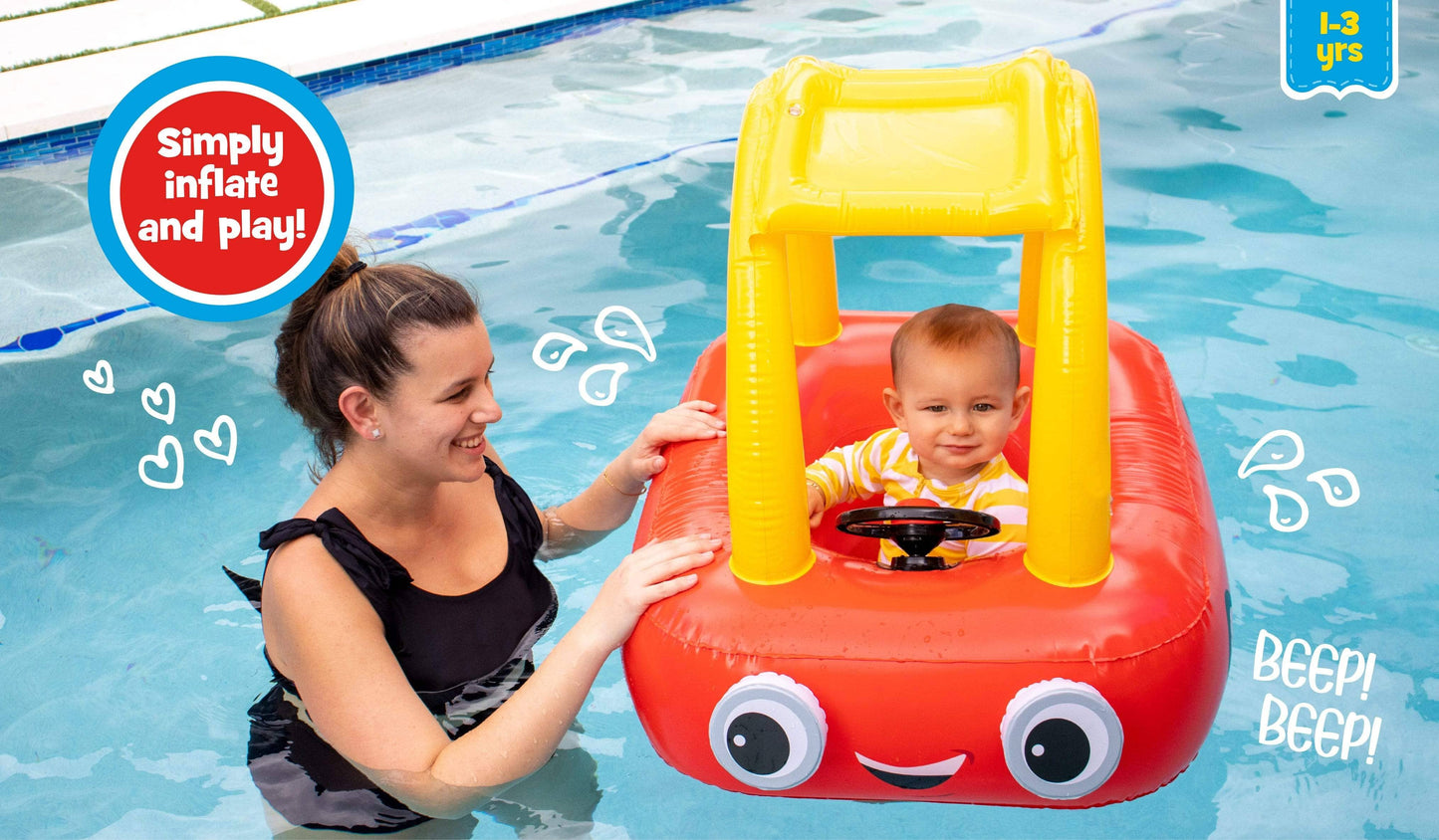 Inflatable Pool Raft Little Tikes Cozy PoolCandy