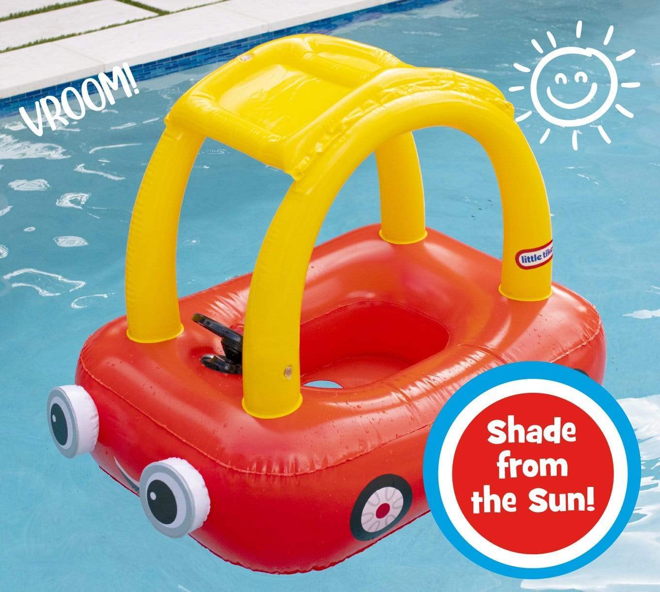 Inflatable Baby Raft Little Tikes Cozy Coupe PoolCandy