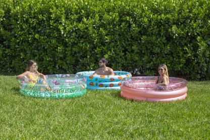 Inflatable Sunning Pool Rose Gold Glitter PoolCandy- PoolCandy