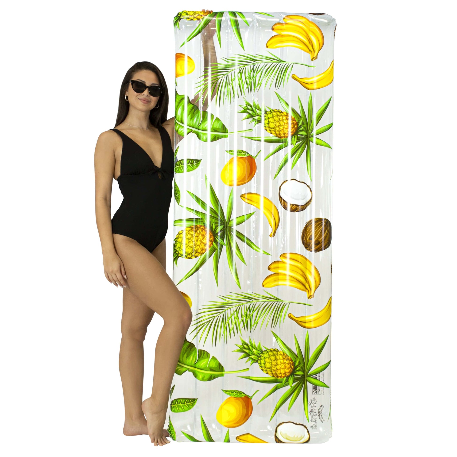 Inflatable Pool Raft Tropical Fruit Print PoolCandy