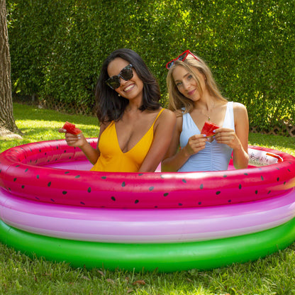 Inflatable Sunning Pool Watermelon Print PoolCandy 