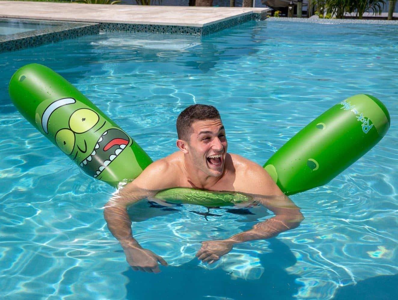 Rick and Morty Pickle Rick Inflatable Pool Noodle Giant