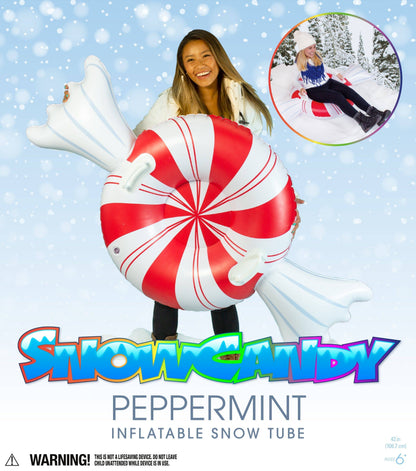 Peppermint Candy Snow Tube 42" by SnowCandy