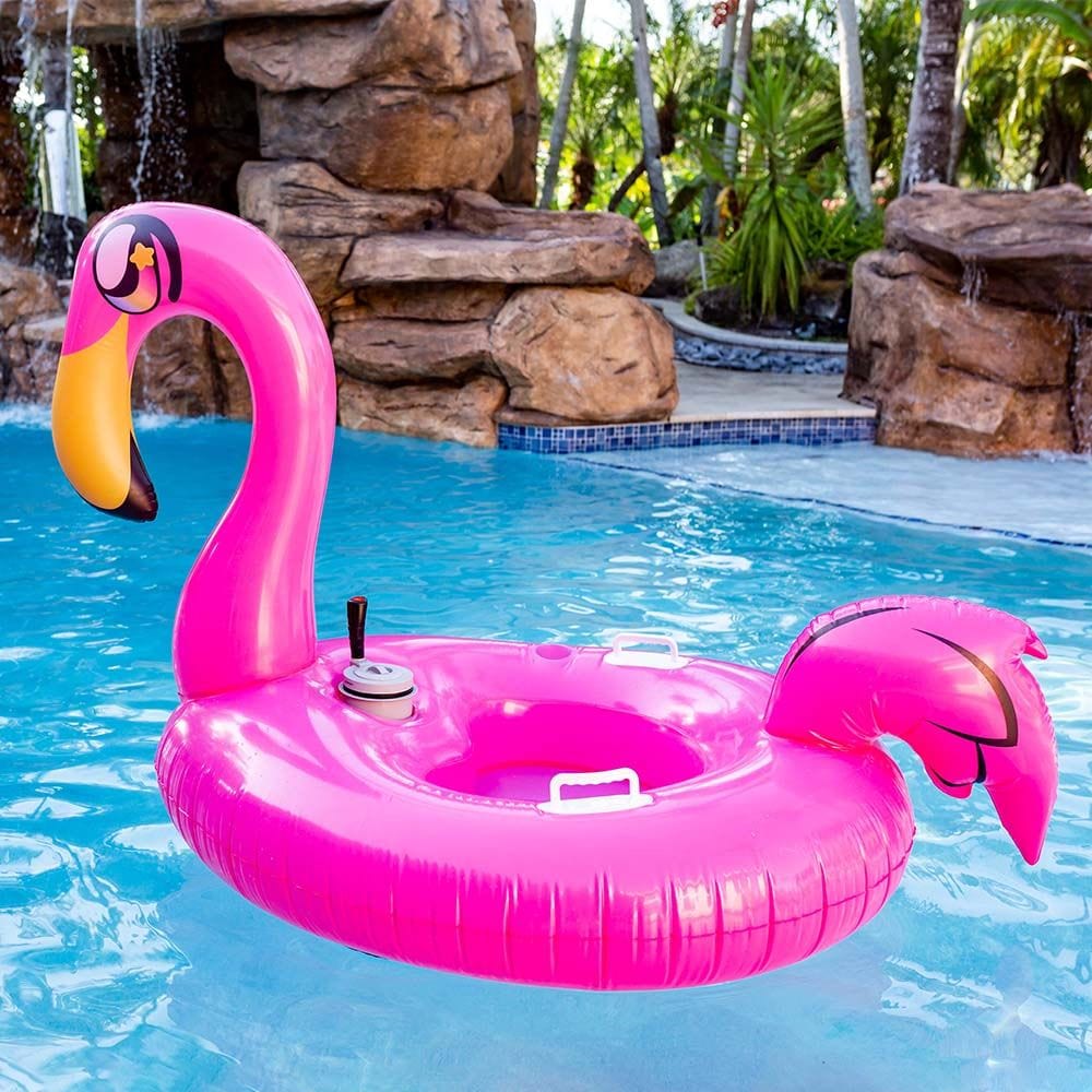 Tube Runner Motorized Flamingo Pool Float Special Edition